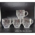 hand blown double wall glass coffee tea mugs